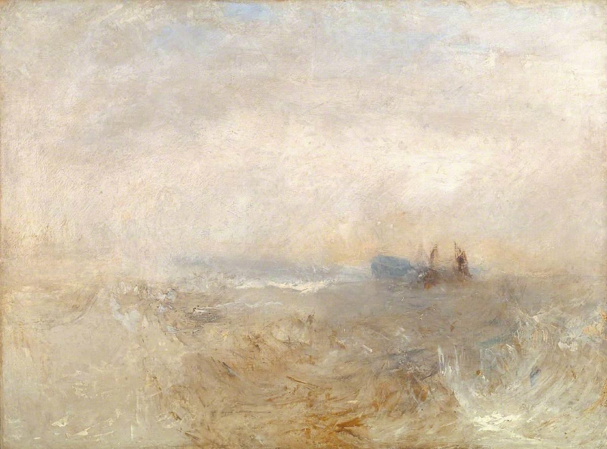 Turner Joseph Mallord William 1775-1851 A Wreck with Fishing Boats