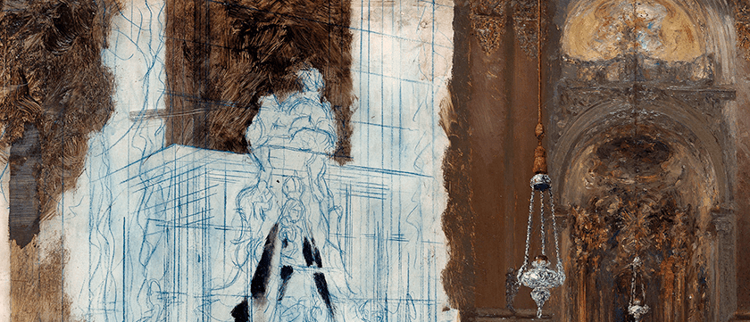 fascination with unfinished artwork