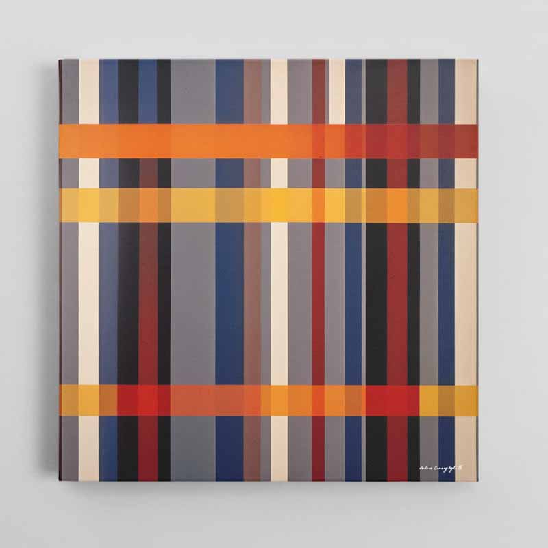 Check-Stripe – Limited Edition Fine Art Print For Sale